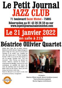 Béatrice au Petit-Journal Saint-Michel le 21 janvier